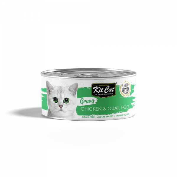 Kit Cat Chicken And Quail Egg Gravy Series