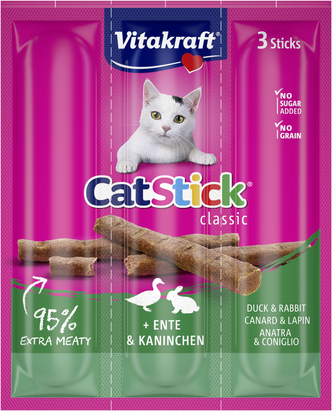 VITAKRAFT STICKS WITH DUCK AND RABBIT