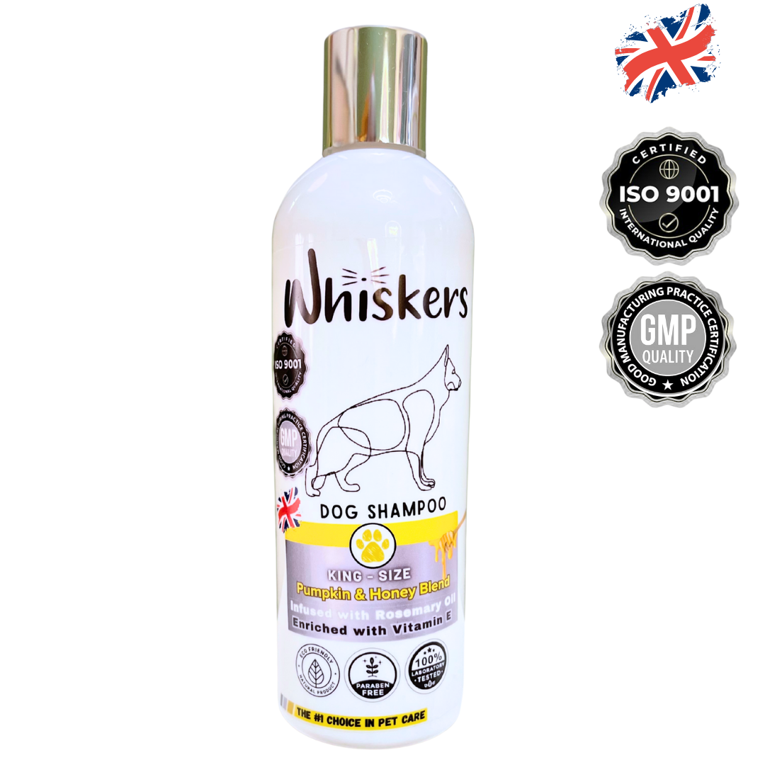 Whiskers King Size Dog Shampoo Pumpkin & Honey Blend