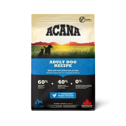 ACANA ADULT DOG CHICKEN AND RAW HAKE