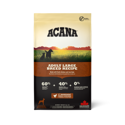 ACANA ADULT LARGE BREED CHICKEN AND RAW HAKE