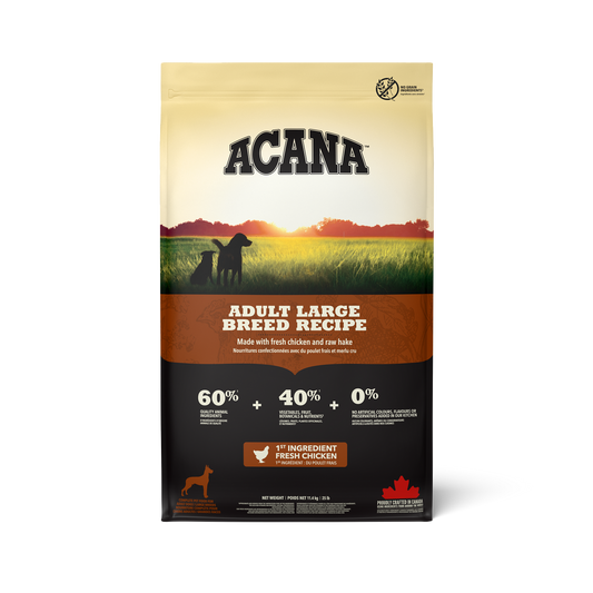 ACANA ADULT LARGE BREED CHICKEN AND RAW HAKE