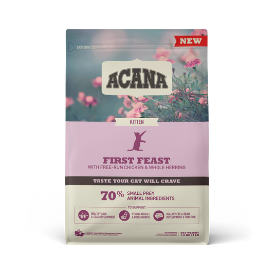 ACANA FIRST FEAST KITTEN CHICKEN AND WHOLE HERRING