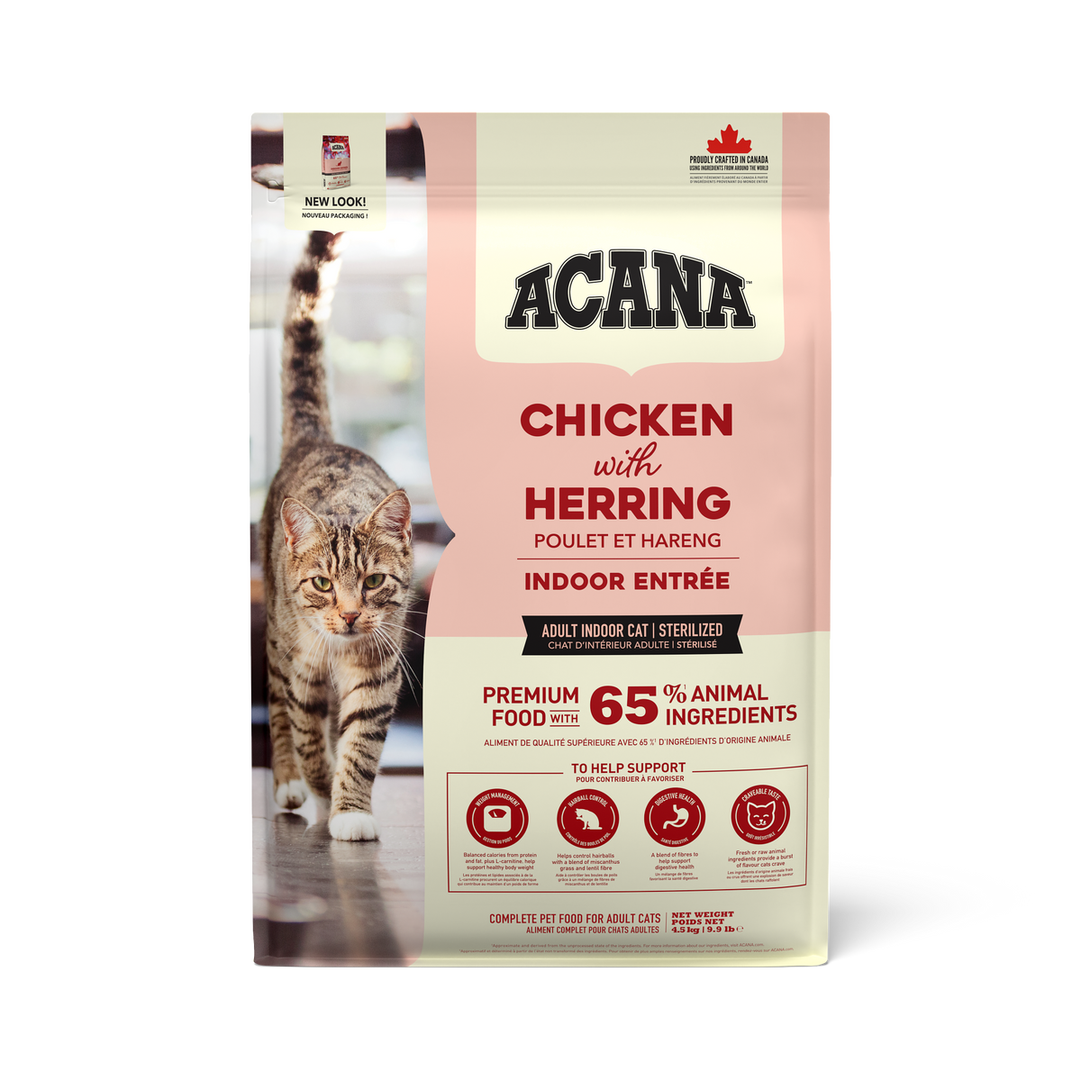 ACANA INDOOR ENTREE ADULT CHICKEN AND HERRING 1.8KG