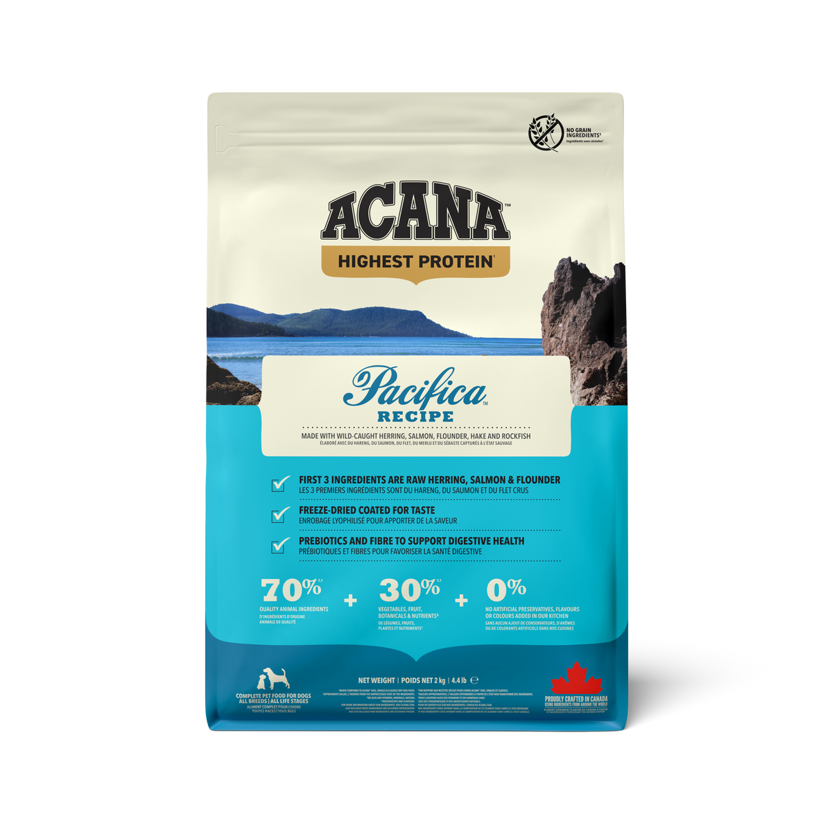 ACANA PACIFICA SALMON , HERRING & FLOUNDER ALL LIFE STAGE 2KG(1)