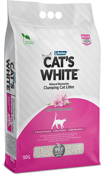 CAT'S WHITE BABY POWDER CLUMPING CAT LITTER
