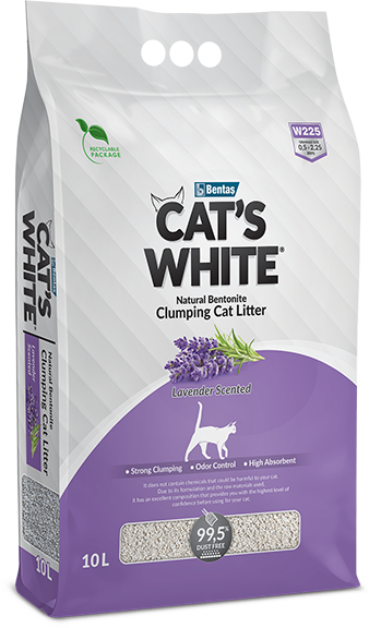 CAT'S WHITE LAVENDER CLUMPING CAT LITTER