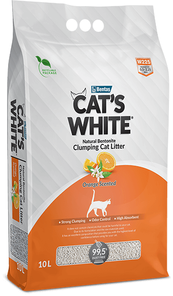 CAT'S WHITE ORANGE CLUMPING CAT LITTER