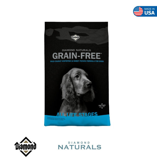 DIAMOND NATURAL WHITE FISH AND SWEET POTATO FREE GRAIN ALL LIFE STAGE