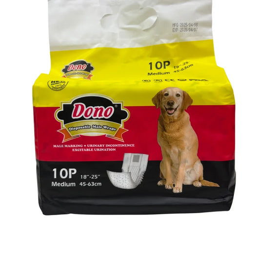 DONO MALE DISPOSABLE DIAPERS MEDIUM