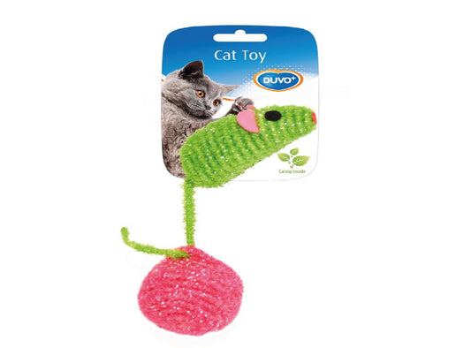 DUVO CATNIP MOUSE AND BALL