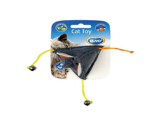 DUVO CATNIP MOUSE FELT GREY