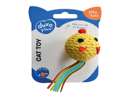 DUVO JOLLY YELLOW BALL MOUSE