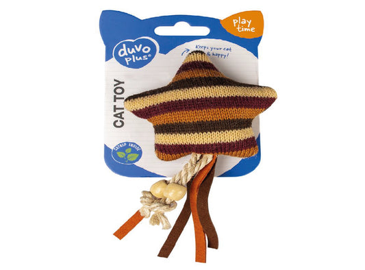 DUVO KNITTED STAR WITH CATNIP