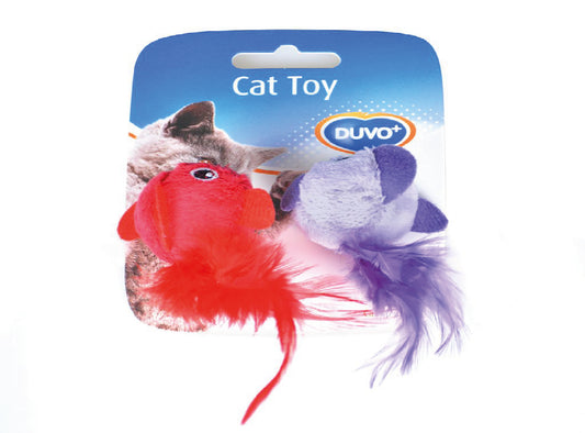 DUVO PLUSH BIRDS WITH CATNIPS
