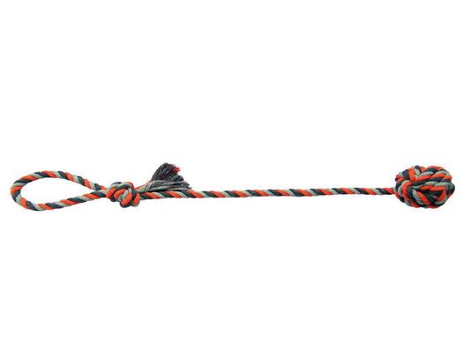 DUVO TUG KNOTTED DUMMY BALL 35CM