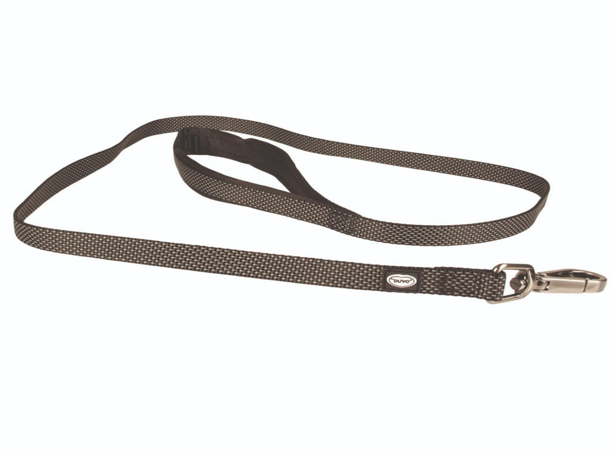 DUVO EXPLOE NORTH LEASH BLACK 120CM-15MM