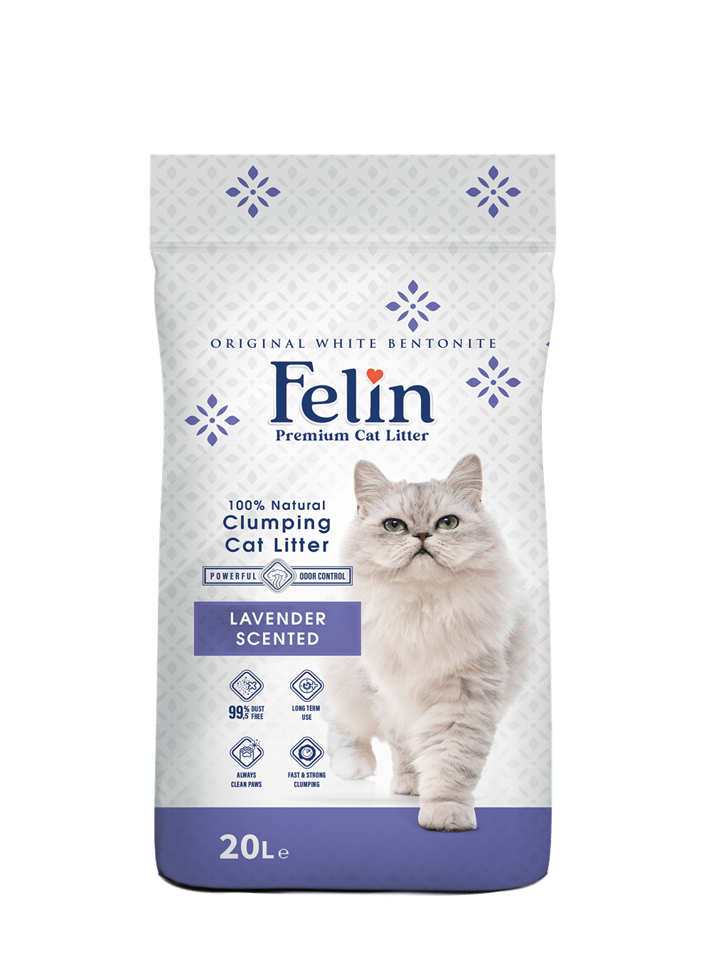 FELIN LAVENDER  CLUMPING CAT LITTER