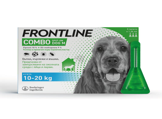 FRONTLINE COMBO DOG 10-20KG 1 PIPETTE.
