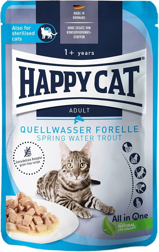 HAPPY CAT ADULT TROUT GRAVY