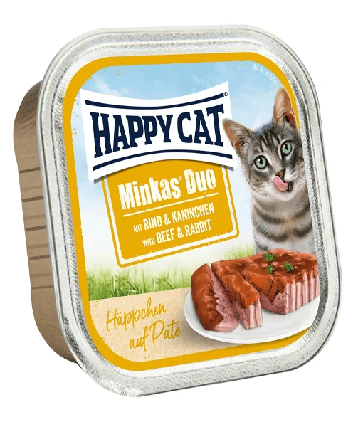 HAPPY CAT DUO BEEF AND RABBIT PATE