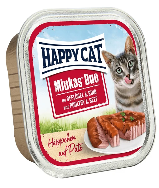 HAPPY CAT DUO CHICKEN AND BEEF PATE