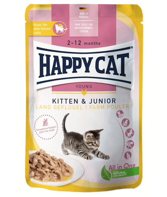 HAPPY CAT KITTEN CHICKEN GRAVY