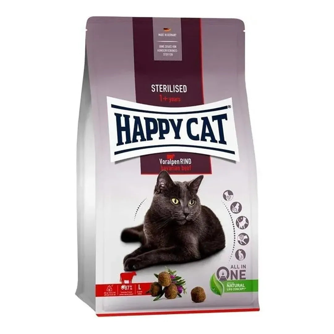 HAPPY CAT STERILISED BEEF 1.3KG