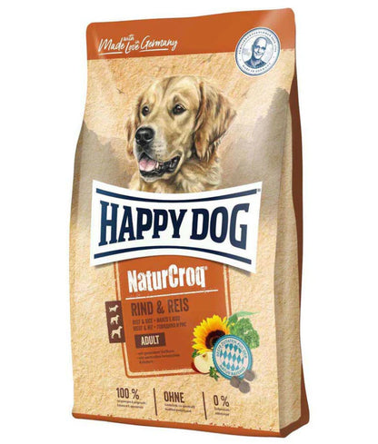 HAPPY DOG LARGE ADULT BEEF AND RICE 15KG