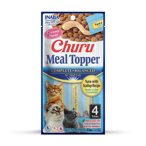 INABA CHURU MEAL TOPPER TUNA AND SCALLOP