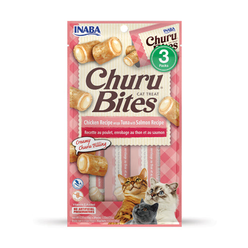 INABA CHURU BITES CHICKEN TUNA AND SALMON