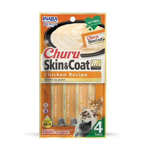 INABA CHURU CHICKEN SKIN AND COAT