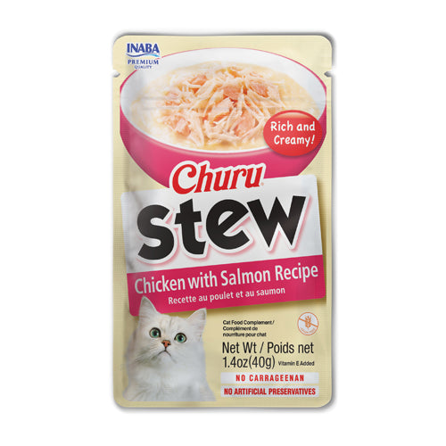 INABA CHURU STEW CHICKEN AND SALMON