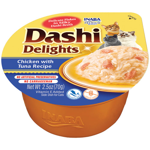 INABA DASHI DELIGHTS CHICKEN AND TUNA