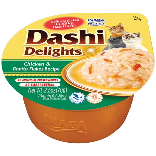INABA DASHI DELIGHTS CHICKEN BONITO FLAKES 70G
