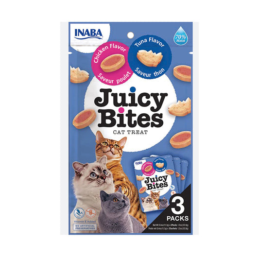 INABA JUICY BITES CHICKEN AND TUNA