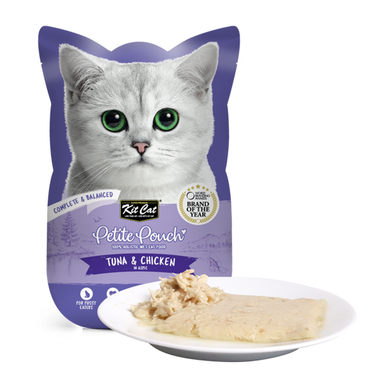 Kit Cat Adult Tuna And Chicken Petite Pouch