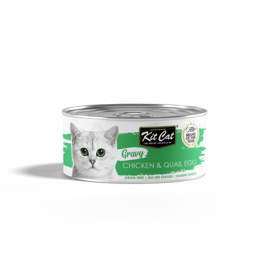 Kit Cat Chicken And Quail Egg Gravy Series