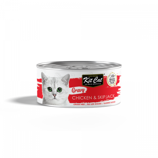 Kit Cat Chicken And Skipjack Gravy Series