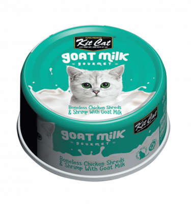 Kit Cat Goat Milk Gourmet Chicken And Shrimp