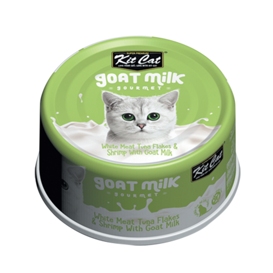 Kit Cat Goat Milk Gourmet Tuna And Shrimp