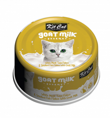 Kit Cat Goat Milk Gourmet Tuna And Smoked Fish