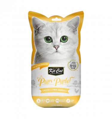 Kit Cat PurrPuree Chicken & Fiber VALUE PACK