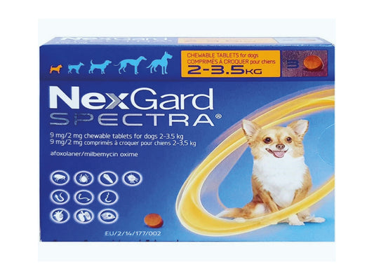 NEXGARD SPECTRA 2-3.5KG 1 TABLET