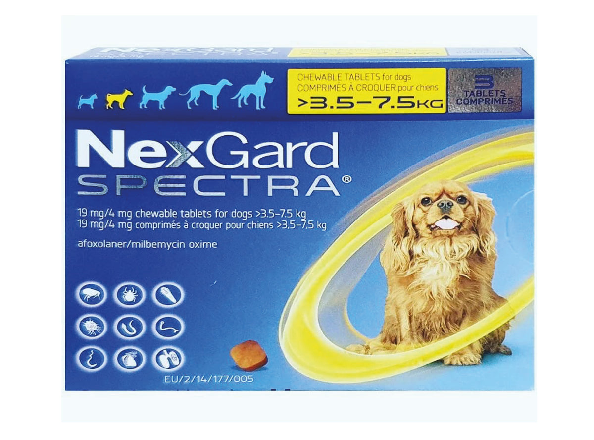 NEXGARD SPECTRA 3.5-7.5KG 1 TABLET