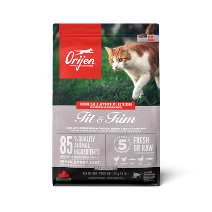 ORIJEN FIT& TRIM CHICKEN, WILD CAUGHT FISH & TURKEY