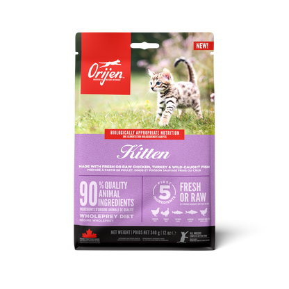 ORIJEN KITTEN CHICKEN ,TURKEY  & WILD CAUGHT FISH