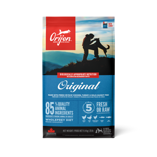 ORIJEN ORIGINAL ALL LIFE STAE CHICKEN ,TURKEY, & WILD CAUGHT FISH