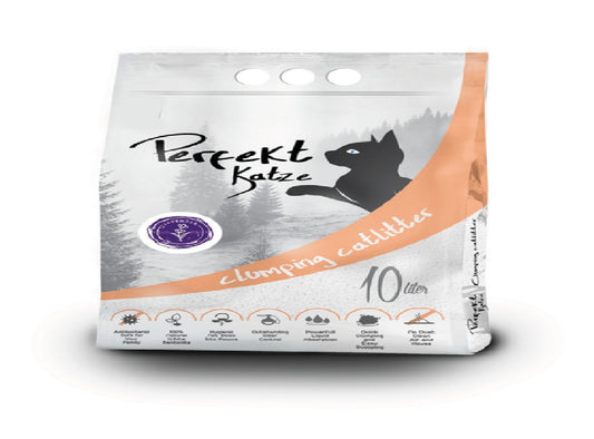 PERFEKT KATZE CLUMPING CAT LITTER BABYPOWDER