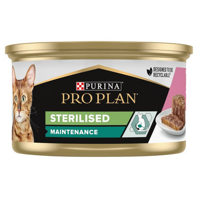 PRO PLAN STERILISED TUNA AND SALMON PATE